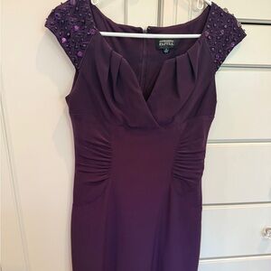 Adrianna Papell Purple Dress